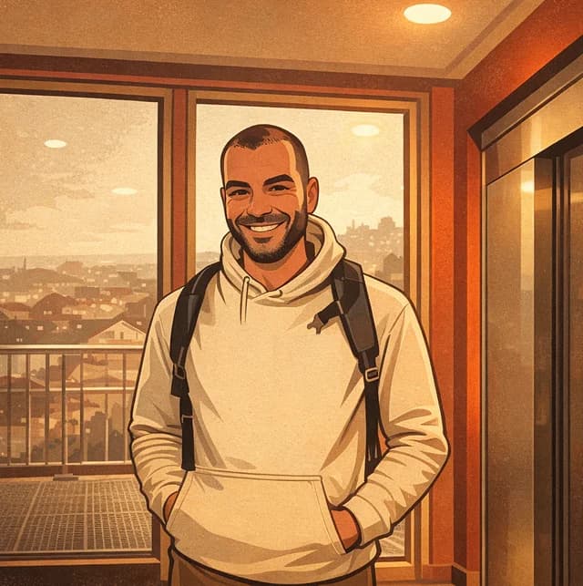 Illustriertes Portrait von Markus Fronia
